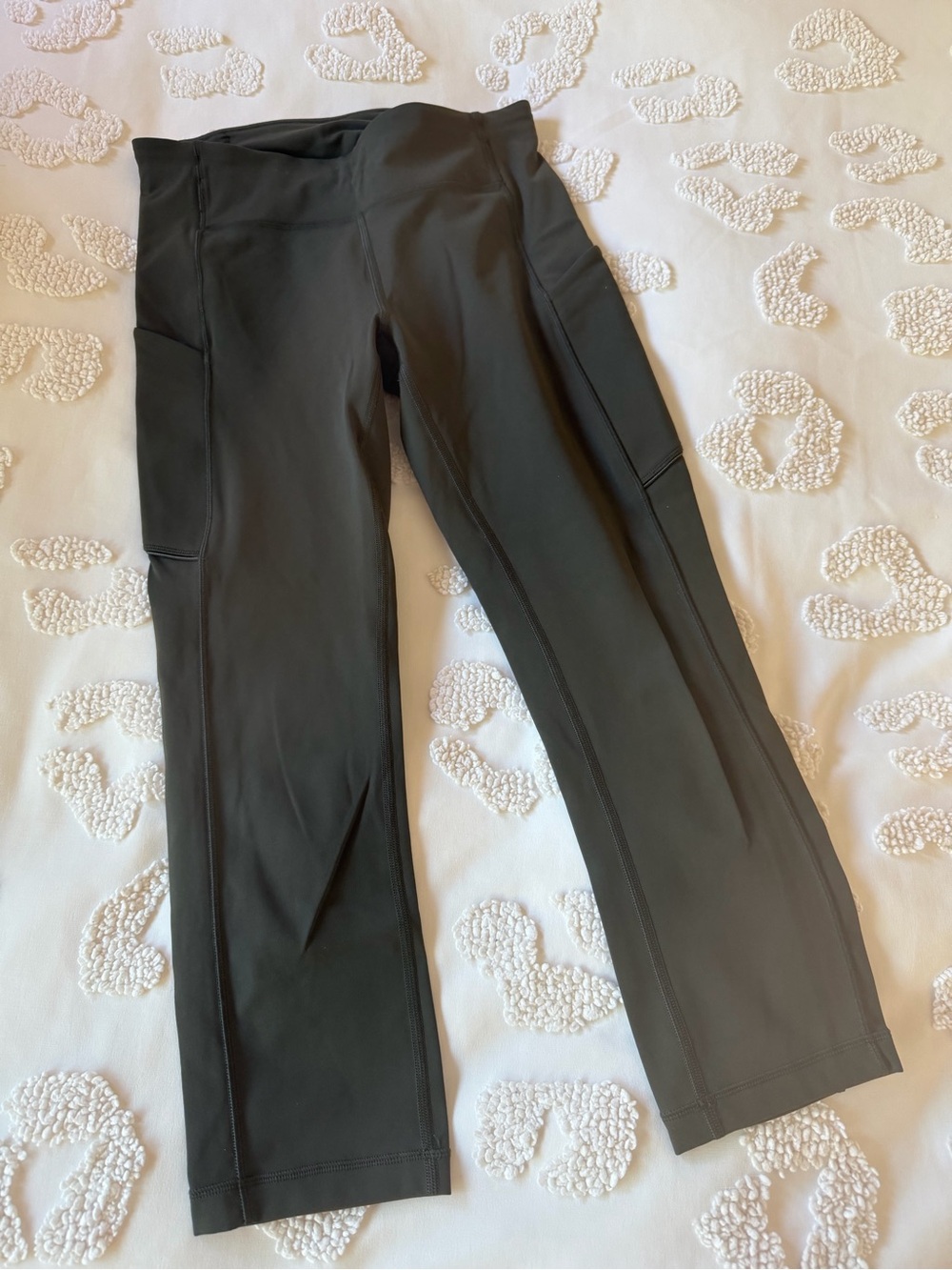 lululemon athletica Dark Olive Boot-Cut Active Pants